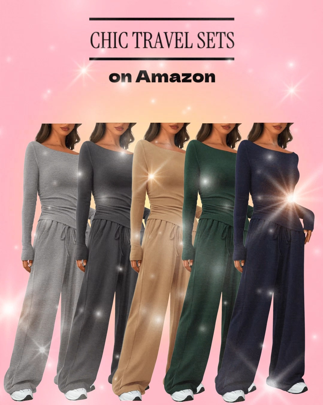 Chic Travel Sets from Amazon ✈️🚊🚙

#traveloutfit
#traveloutfits
#airportoutfit
#loungewear
#matchingsets

#LTKStyleTip #LTKFindsUnder50 #LTKTravel