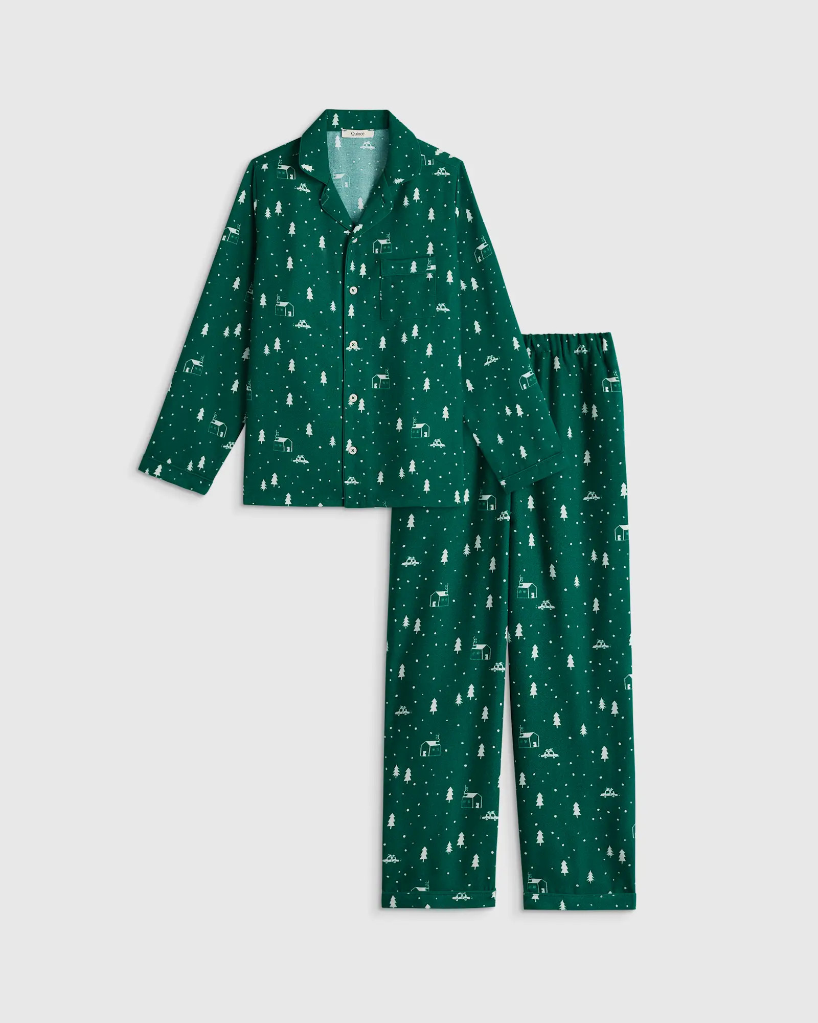Holiday Flannel Pajama Set | Quince