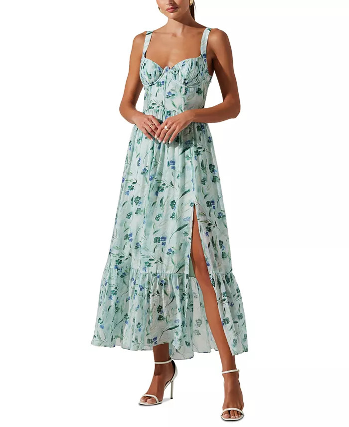 ASTR the Label Women's Kelby Corset Maxi Dress - Macy's | Macy's