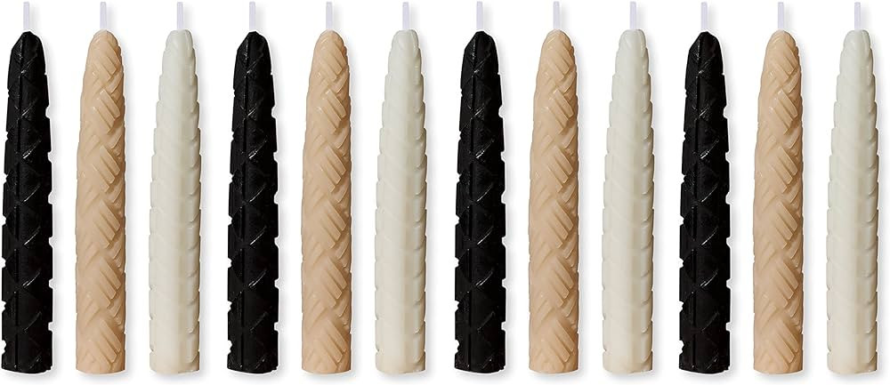 Papyrus Birthday Candles, Black & White (12-Count) | Amazon (US)