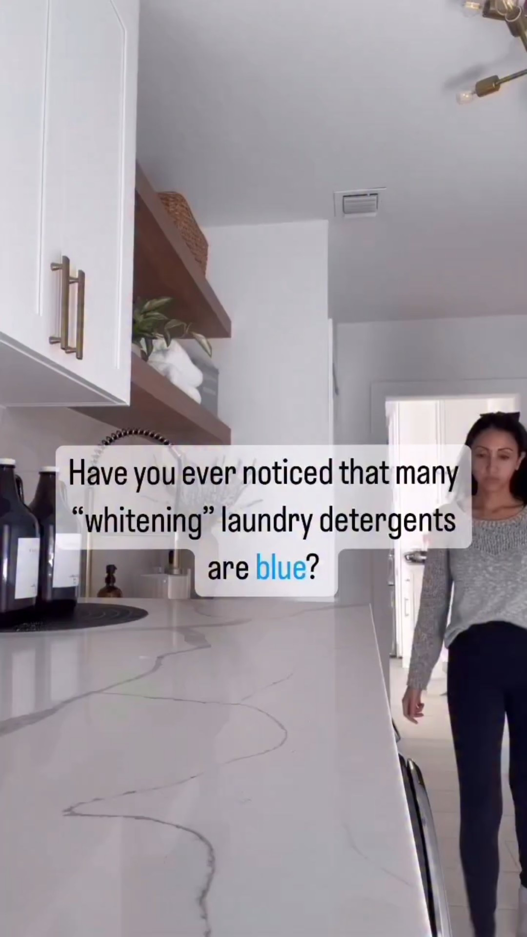 ‼️Even the powders have blue bits in them!

Here’s why⤵️⤵️⤵️

They are chemicals called optical brighteners that make your clothes LOOK like they are brighter! Are they really brighter?
No! It’s an effect! 

These chemicals literally stick to our clothes to make them LOOK brighter! Our clothes literally have a layer of chemical artificial dyes attached to the fibers!!!

“The blue dye plays a trick on your eyes, and when you’re looking at the color of your clothes, the mellow blue dye contrasts against the color of your clothing, making it pop!” “
What a dirty trick!!!!!! ❌❌❌

Do you think these are safe? Absolutely not!

These chemicals are allergens and have linked to:
❌hives
❌skin rashes sneezing
❌eczema

They also stick around forever and end up in our drinking water!

Thankfully there ARE cleaner options!🎉

⤵️⤵️⤵️Comment below “LAUNDRY” for the links to the cleanest laundry products ⤵️⤵️⤵️

.
.
.
#toxinfree #nontoxic #nontoxicliving #laundry #laundryday