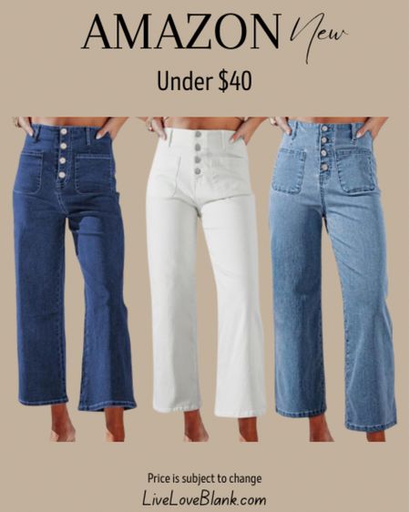 Amazon fashion finds
Amazon new releases 
Summer wide leg jeans 
#ltku



#LTKStyleTip #LTKOver40 #LTKFindsUnder50