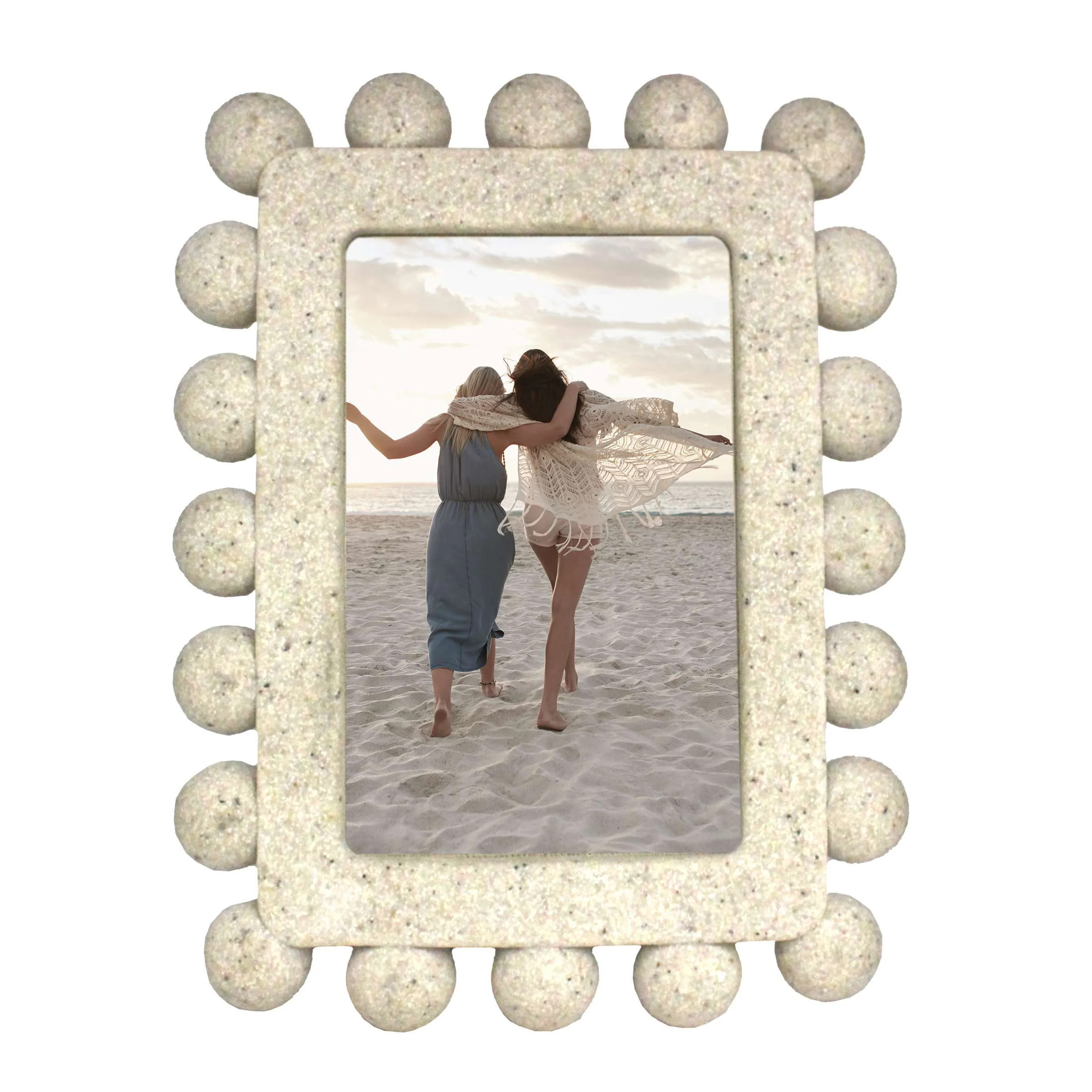 OneDesign Home Artisan Beaded Resin 4"x6" Picture Frame | Walmart (US)