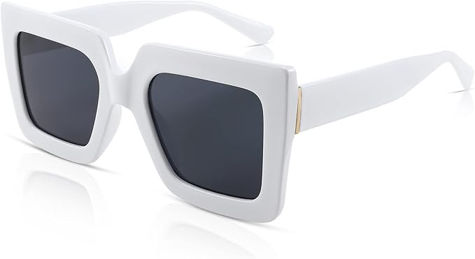 FEISEDY Oversized Square Sunglasses for Women Fashion Shades Luxury Big Sun Glasses UV400 Protect... | Amazon (US)