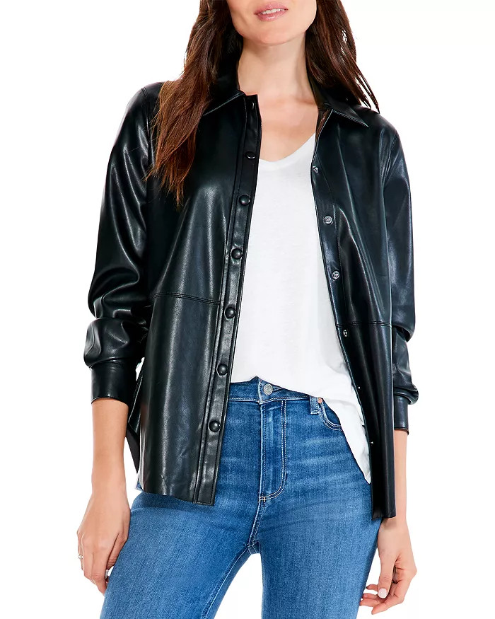 Faux Leather Shirt | Bloomingdale's (US)