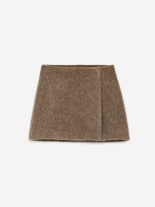 Wool-Blend Mini Skirt | Arket UK