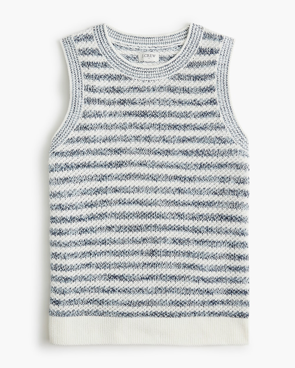 Striped textured sweater-tank | J.Crew Factory