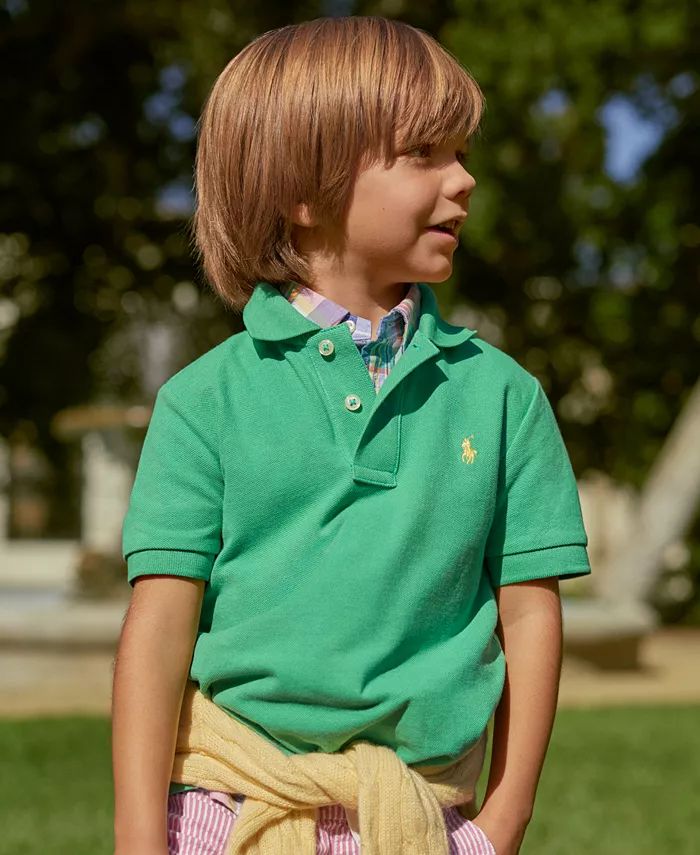 Polo Ralph Lauren Toddler and Little Boys Cotton Short Sleeve Polo - Macy's | Macy's