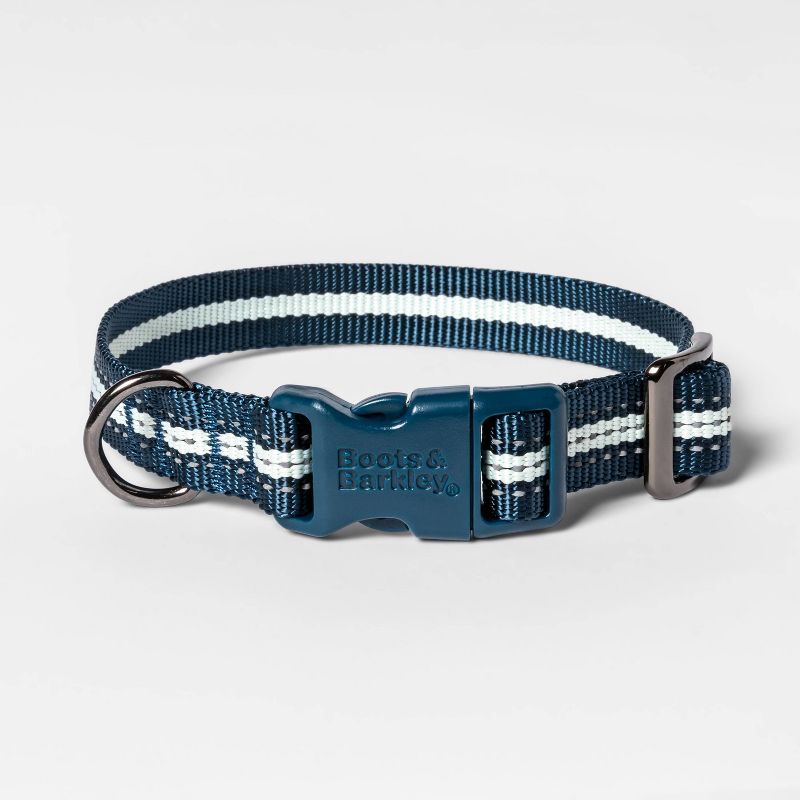 Reflective Stripe Fashion Dog Collar - XS - Blue - Boots &#38; Barkley&#8482; | Target