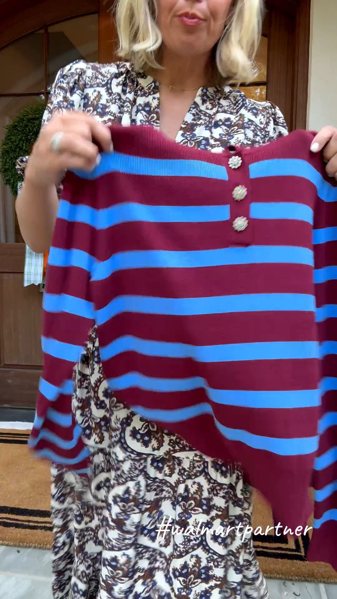 This dress and sweater make the perfect color combo! I’m in xs dress and xs sweater. 

@walmartstyle, #walmartpartner, #walmartstyle

#LTKSeasonal #LTKOver40 #LTKPetite