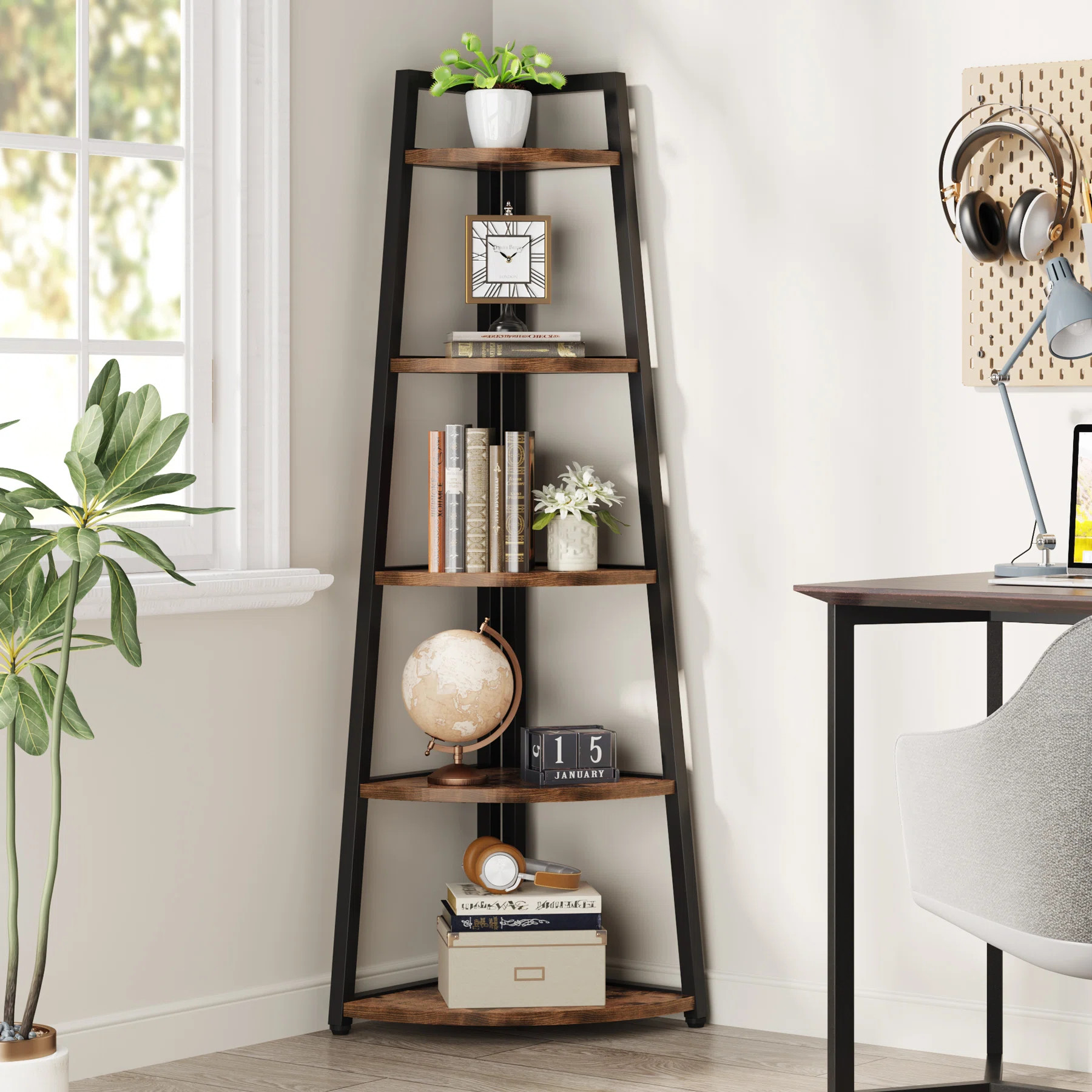 Berks Corner Bookcase | Wayfair North America