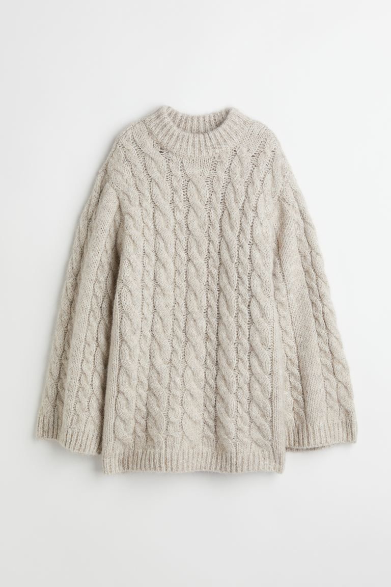 Wool-blend cable-knit jumper | H&M (UK, MY, IN, SG, PH, TW, HK)