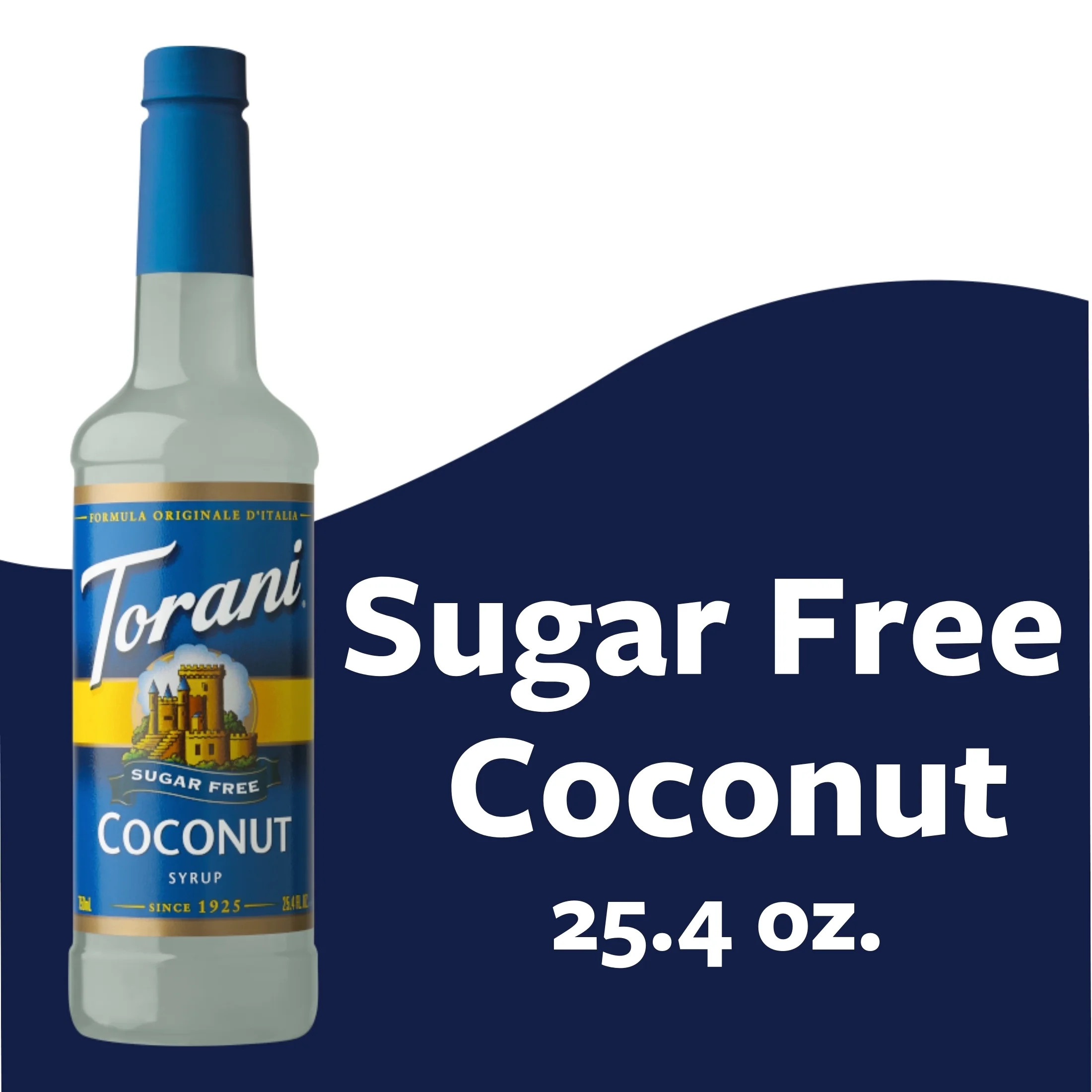 Torani Sugar Free Coconut Flavoring Syrup, Drink Mix, Handcrafted Soda Flavoring, 25.4 oz | Walmart (US)