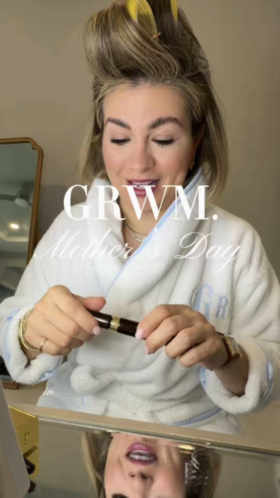 GRWM & my story about becoming a mom.