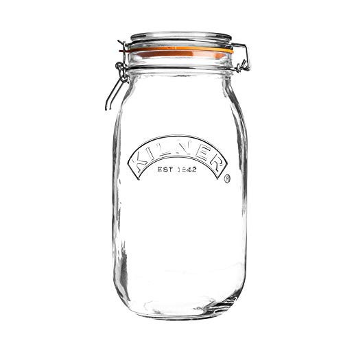 Kilner, Round Clip Top Jar 2.Ltr/68 Ounce | Amazon (US)