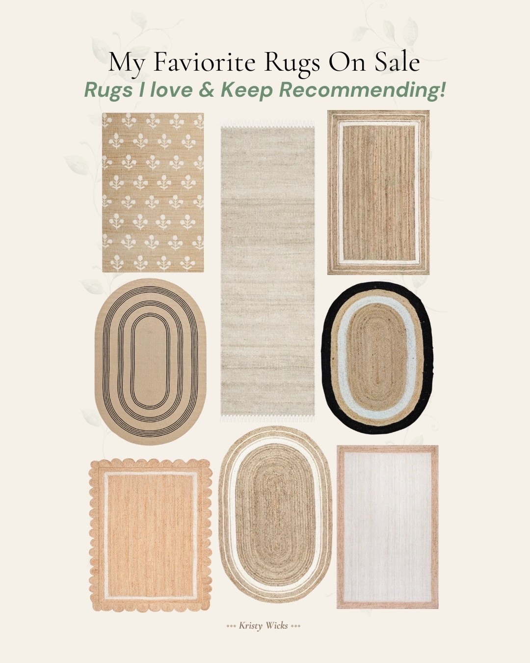 My favorite Rugs On Sale! 
Rugs I own and love and keep recommending!

#LTKHome #LTKSaleAlert