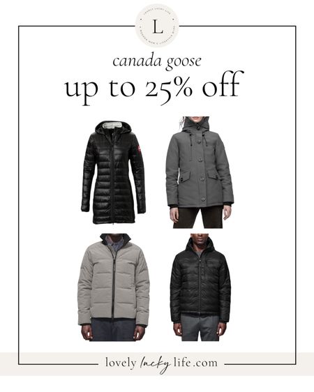 Canada Goose coats don’t go on sale every day so if you’ve had your eye on one, now is a great chance to snag one for 25% off!

#LTKSeasonal #LTKsalealert #LTKFind