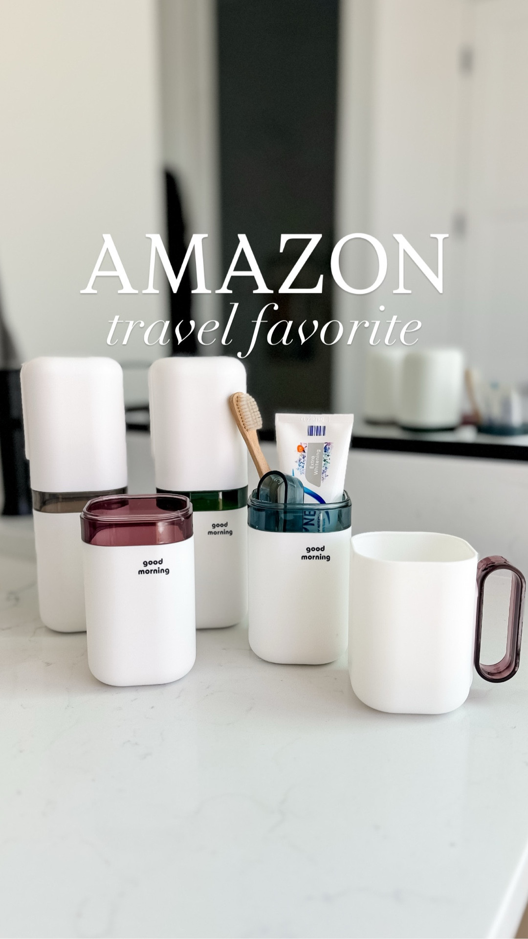 We love these oral care travel cups from Amazon! 🪥✈️They store all the necessities and turn into a mug for drinking or rinsing! 

#amazonmusthaves #amazongadget #amazonfinds #asmrsounds #thesistershoppers

#LTKHome #LTKselfcare #LTKTravel