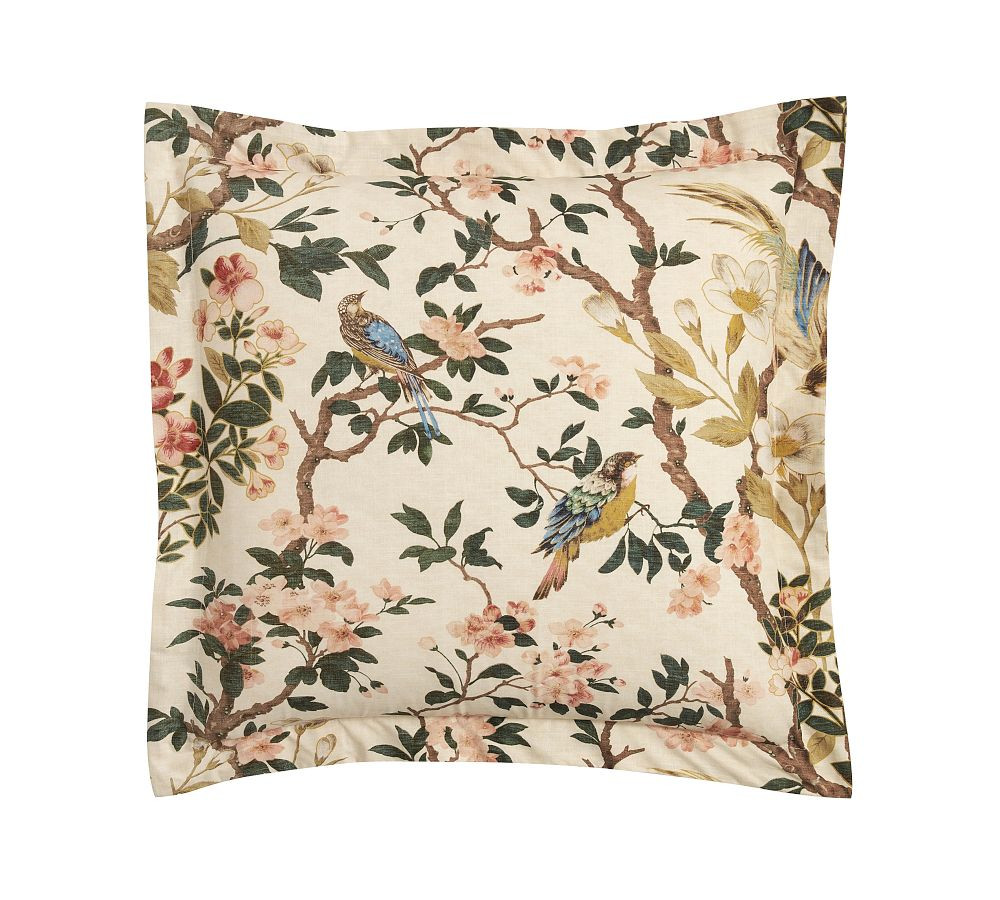 Nola Songbird Percale Duvet Cover & Shams | Pottery Barn (US)