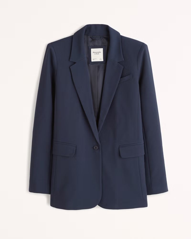 Women's Classic Suiting Blazer | Women's Fall Outfitting | Abercrombie.com | Abercrombie & Fitch (US)
