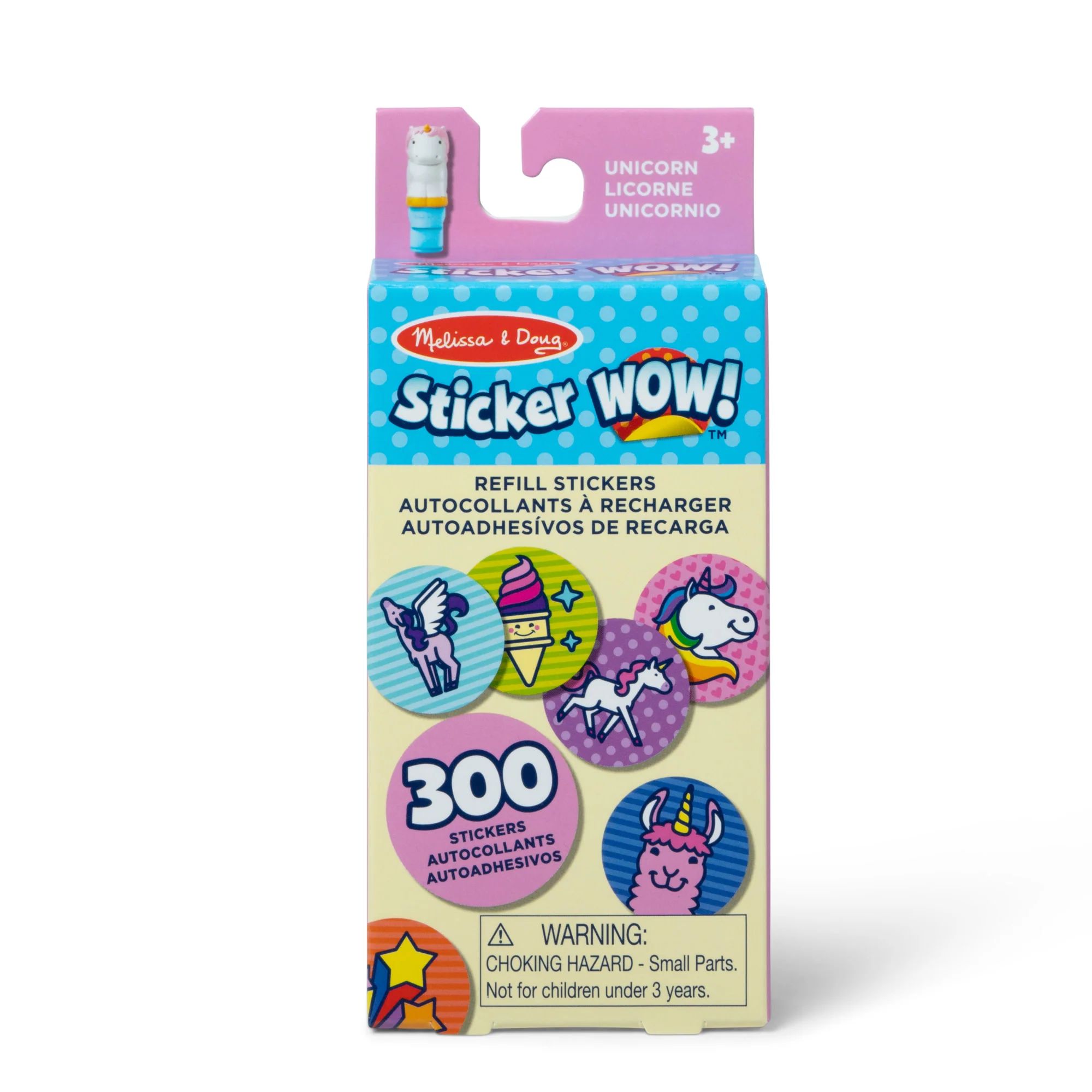 Sticker WOW!® Refill Stickers – Unicorn (Stickers Only, 300+) | Melissa and Doug