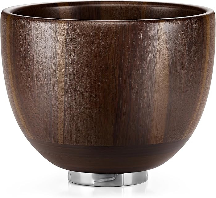 SpaceAid Wooden Bowl for Mixer - Kitchen Space Aid Acacia Wood Mixing Bowls Holder for Stand Mixe... | Amazon (US)