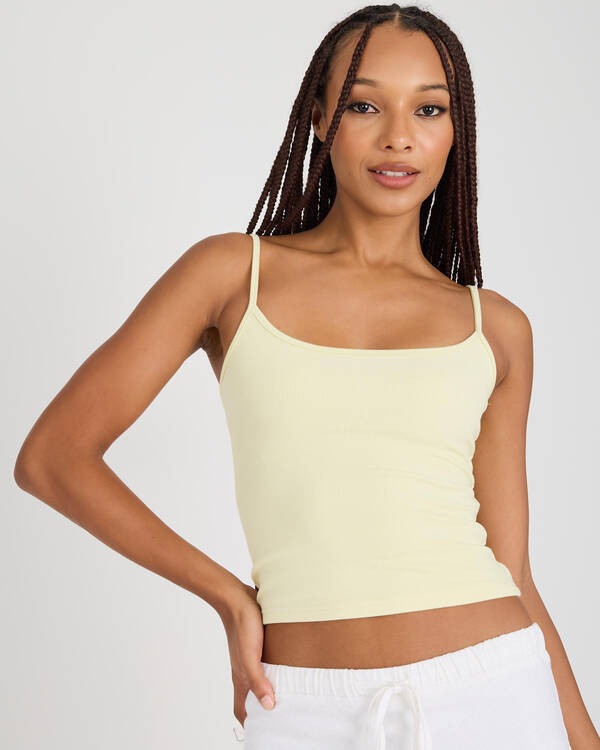 Basic Fine Rib Cami Top | City Beach (US)