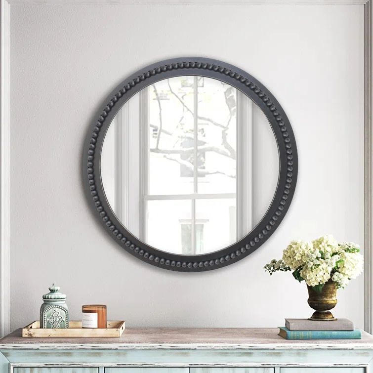 Brendalyn Wood Flat Wall Mirror | Wayfair North America