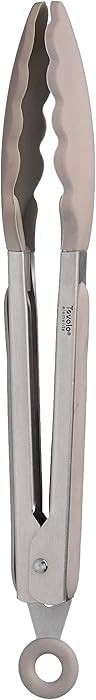 Tovolo Kitchen Cooking Stainless Steel Tongs 9" with Silicone Grip & Easy Lock Mechanism for Serv... | Amazon (US)