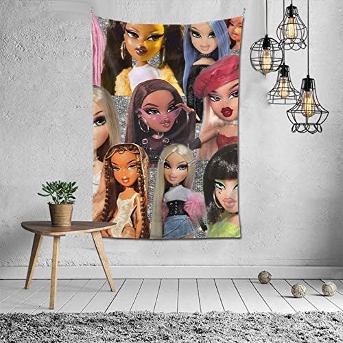 Y2k Bratz Collage Tapestry Wall Hanging Tapestries As Wall Blanket Wall Art And Room Decor For Bedro | Amazon (US)