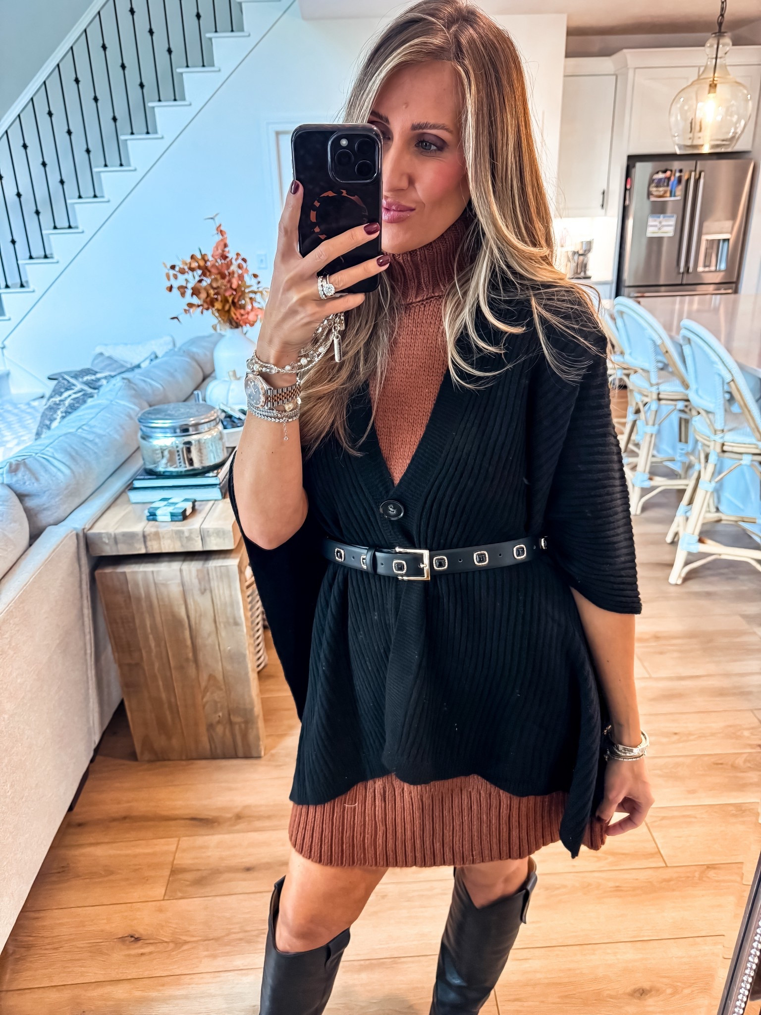 Fall sweater poncho 

#LTKMidsize #LTKFindsUnder50 #LTKOver40