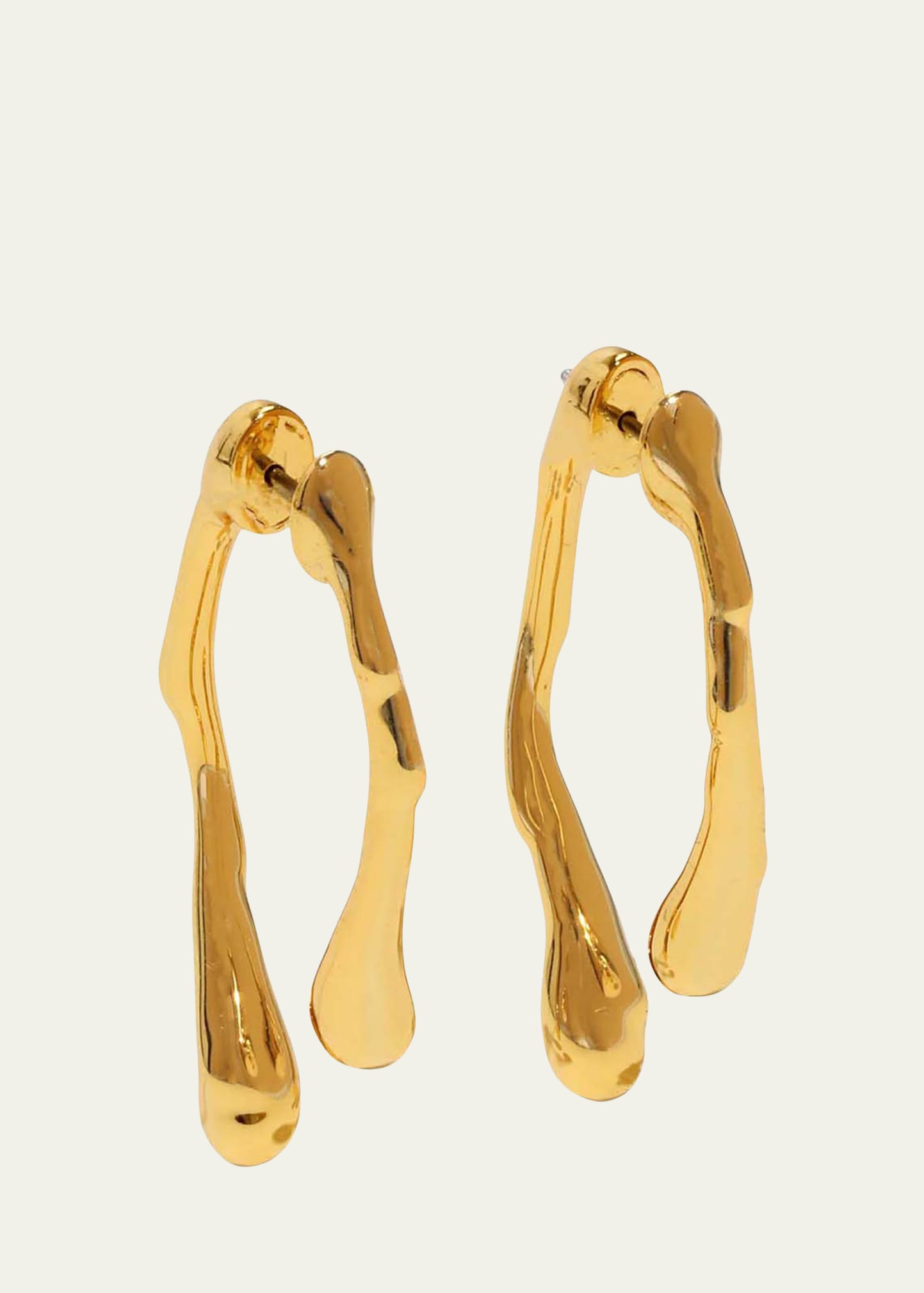 Alexis Bittar Golden Drippy Earrings | Bergdorf Goodman