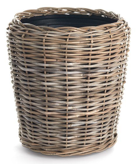 Porch & Petal Natural Rattan Basket Planter | Zulily