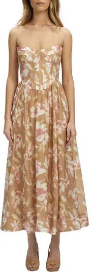 Lola Floral Strapless Corset Dress | Nordstrom
