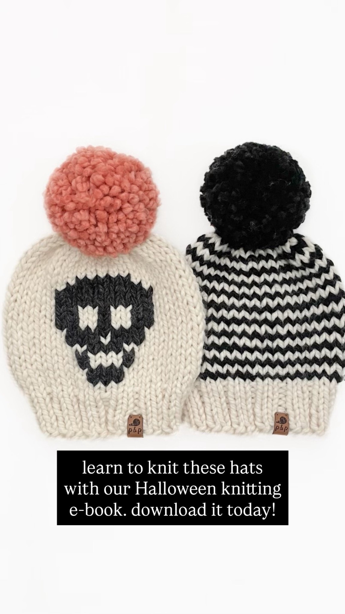 learn to knit these hats with our Halloween knitting e-book. download it today!

#LTKHalloween #LTKStyleTip #LTKSeasonal
