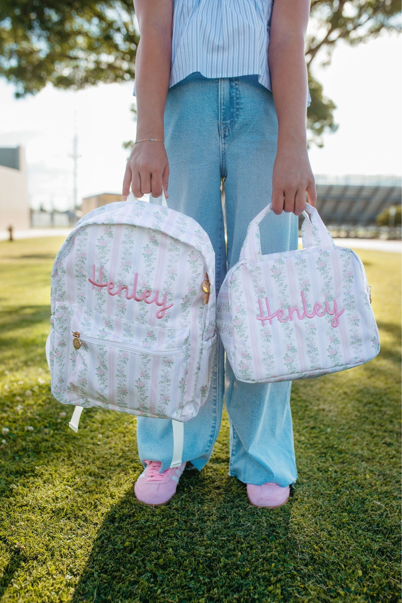 Girlie vibes with the Garden Stripe print!! Save $$ when you buy the bundle and code: BRITTHORTON stacks on the bundle price!