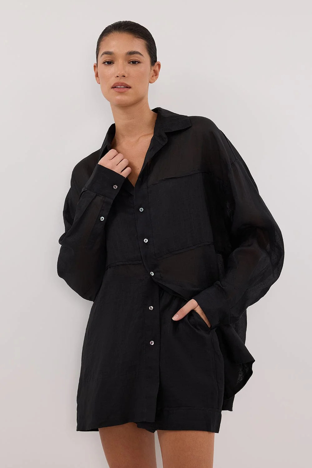 KAI BLACK RAMIE SHORT | DISSH