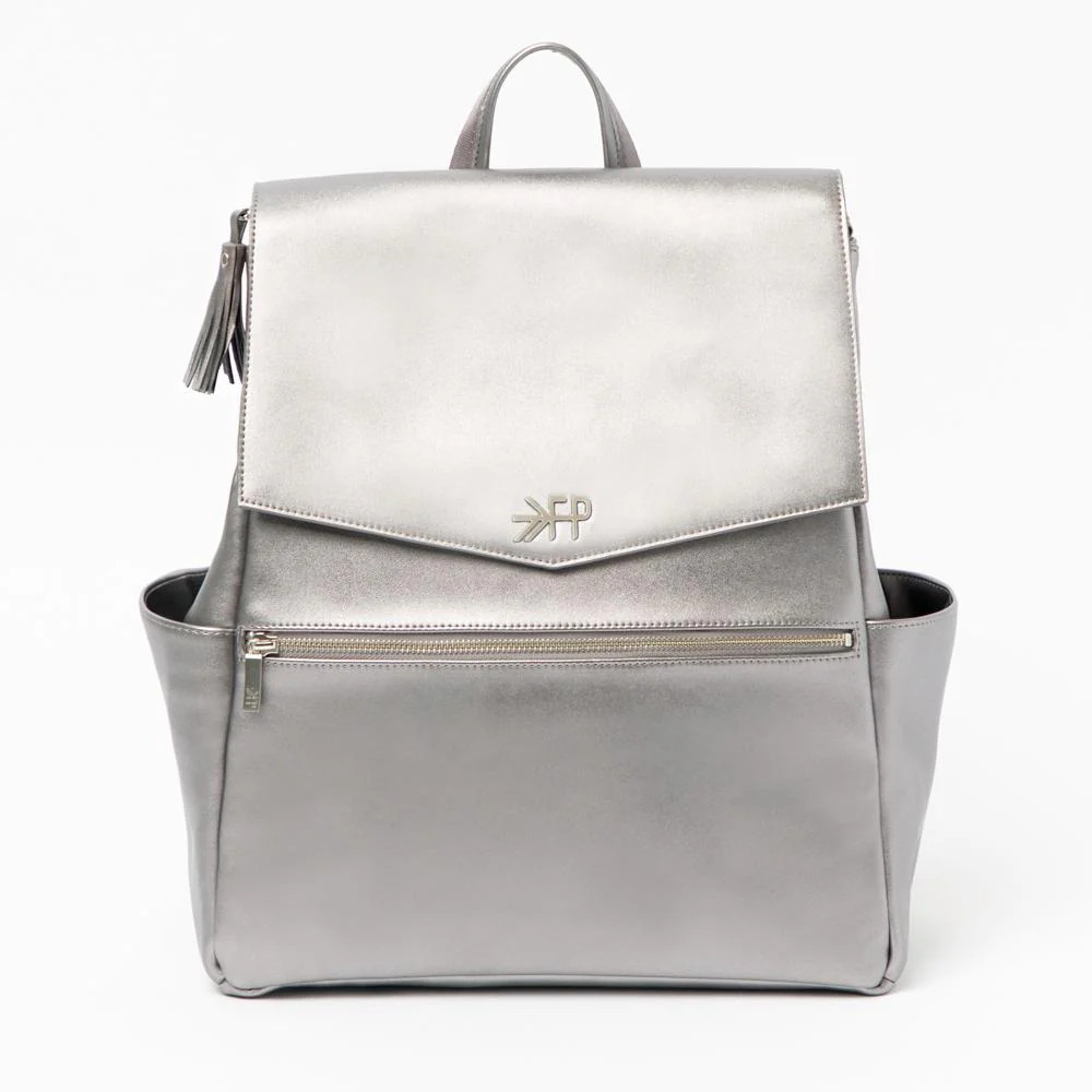 Gunmetal Classic Diaper Bag | Freshly Picked