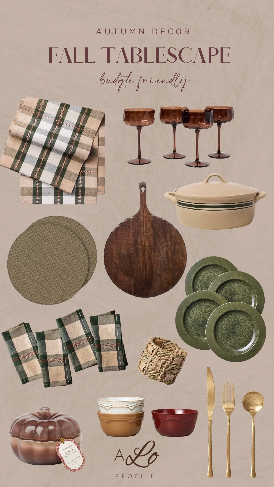 Target Fall Home Decor: Fall Tablescape // home decor, target finds, target home decor, target fall decor, fall kitchen decor, fall living room decor, fall decor on a budget, thanksgiving decor, neutral fall decor, pumpkin decor