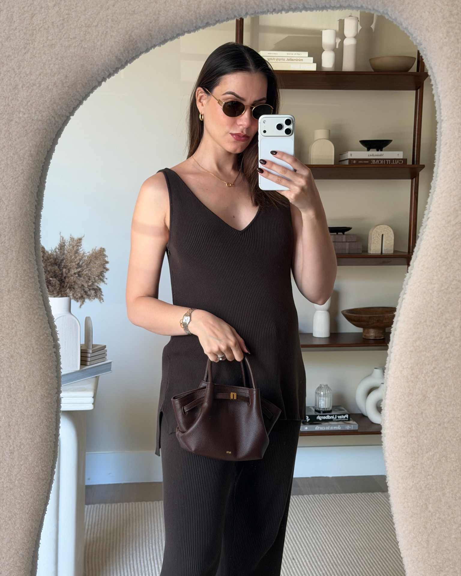 This chocolate knit set is the perfect casual chic outfit for pregnancy and postpartum. I love that the top has zippers on the sides to facilitate breastfeeding but still has a sleek look! Love it ❤️

#LTKBump #LTKmomlife #LTKootd