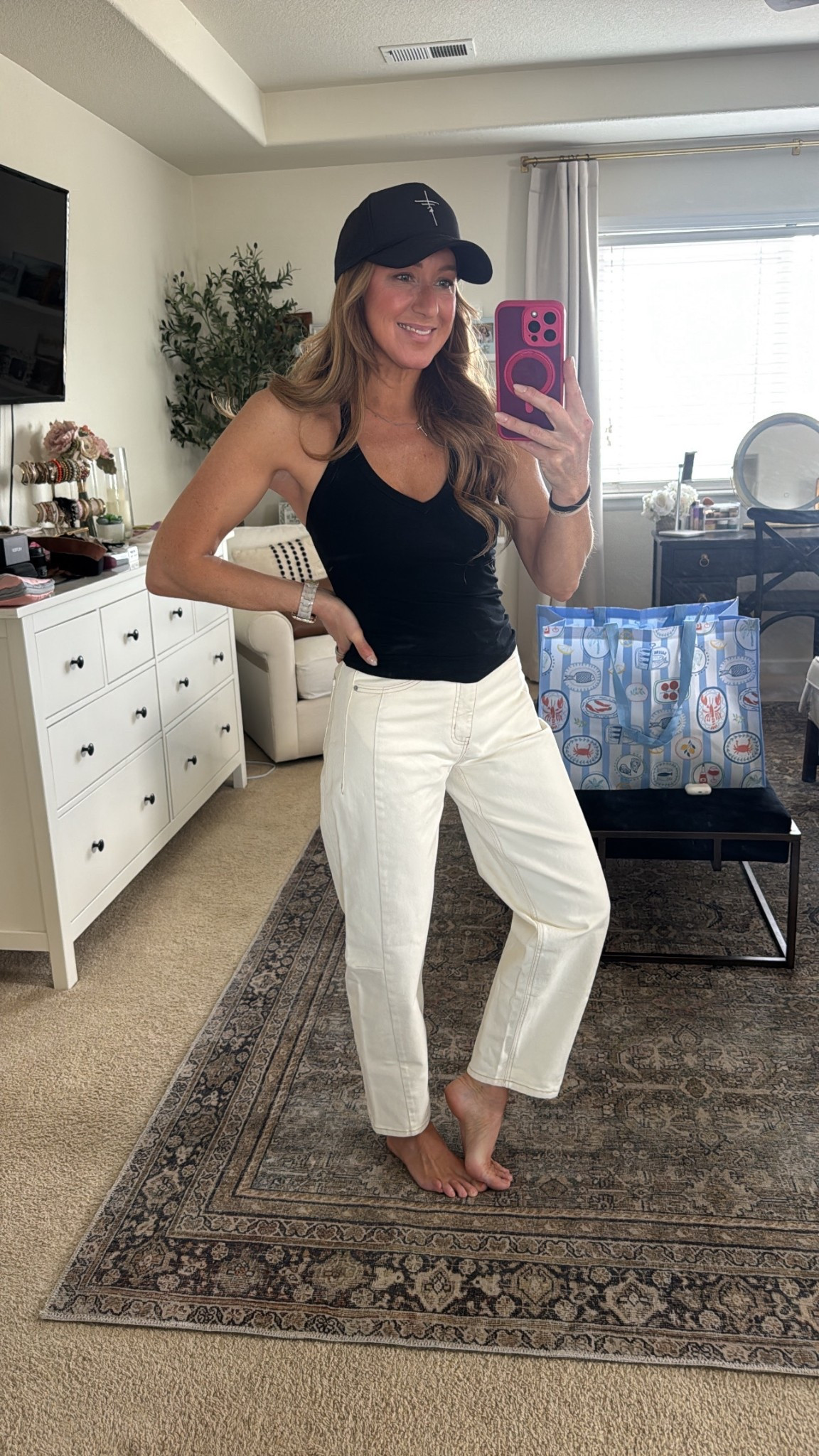 Affordable high waisted barrel jeans!  I have them in two colors!

#walmart 

#LTKOver40 #LTKmomlife #LTKootd