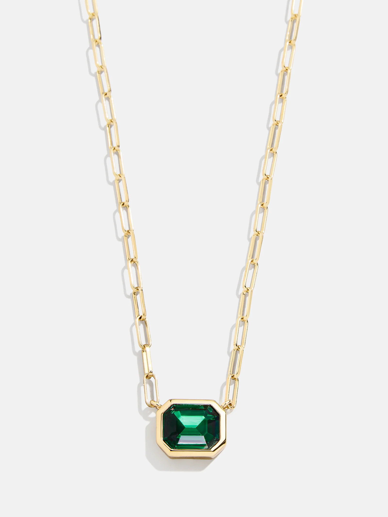 Born For You Birthstone Necklace - Emerald | BaubleBar (US)