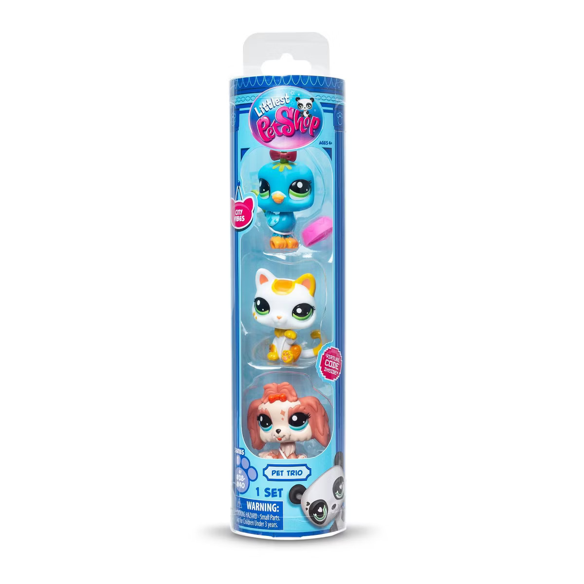 Littlest Pet Shop 3pk Collectible Figures - Llasa Opso, Cat, Fancy Bird | Target
