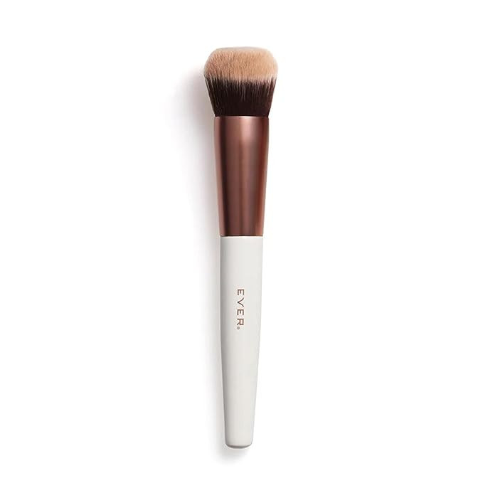 EVER Foundation Brush – Professional Contoured Face Makeup Brush for Liquid & Powder Foundation... | Amazon (US)