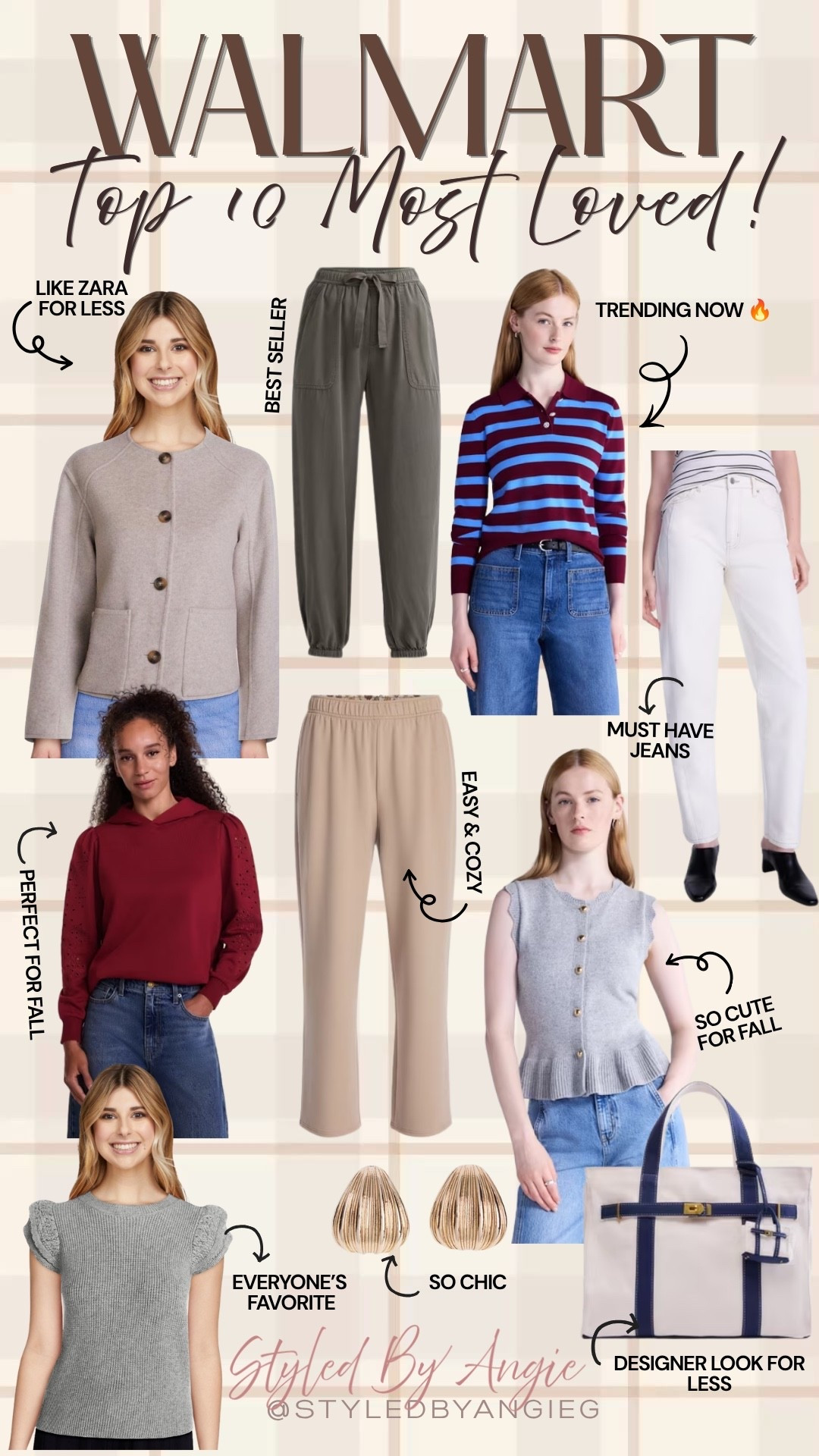 Walmart’s top 10 best sellers are here! 🤎🛍️ These are the finds everyone’s been loving lately, and there are so many good ones! ✨

walmart best sellers, walmart top sellers, walmart finds, walmart favorites, best walmart finds, walmart shopping, walmart must haves, affordable walmart finds

#LTKSeasonal #LTKPetite #LTKootd
