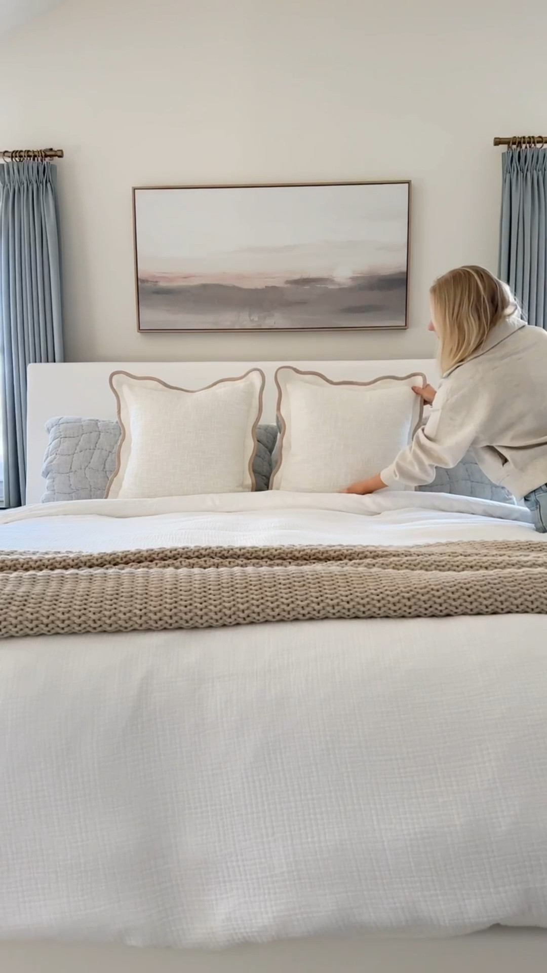 I love the high end look these scalloped pillows give but at a good price! Shop them here from Amazon!

#LTKHome