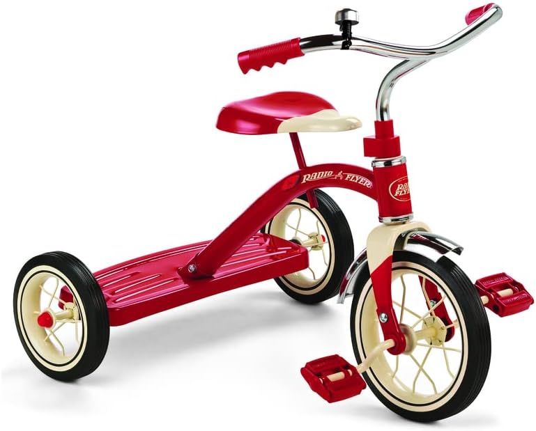 Radio Flyer Classic Red 10" Tricycle for Toddlers Ages 2-4, Toddler Bike | Amazon (US)