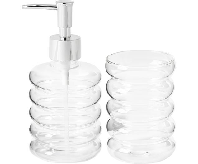 Mundgeblasenes Bad-Accessoire-Set Bubbly, 2-tlg. | Westwing EU