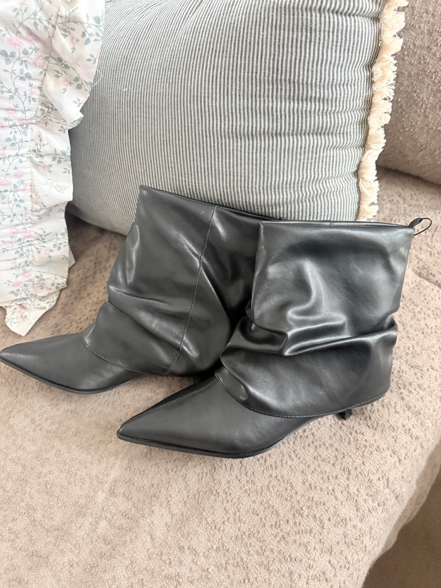 Kitten heal pointed toe Booties from Walmart on clearance 

#LTKootd #LTKselfcare #LTKSaleAlert
