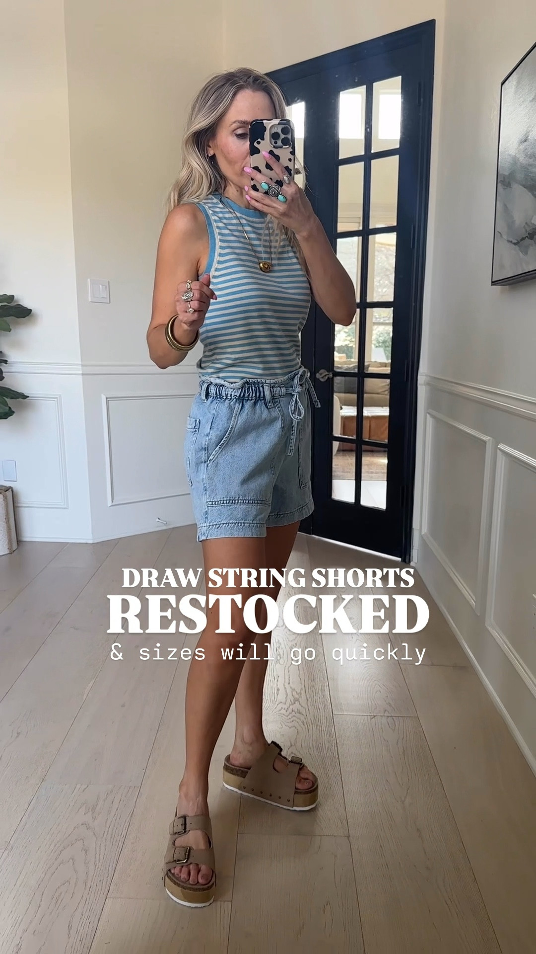 🤍SCROLL TO SHOP🤍

FINALLY RESTOCKED THE VIRAL DRAWSTRING SHORTS 🤩🤍✨🔗 

The viral drawstring shorts are going CRAZY viral bc they are the short version of the Gap Inspired drawstring jeans. Comes in 4 stunning colors & FULLY RESTOCKED!!!!! 

Wearing size s / my tts

#LTKootd #LTKgrwm #LTKmomlife
